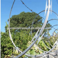 Колючая проволока с высокой оцинкованной колючей проволокой / CBT-65 Concertina Razor Wire Fence